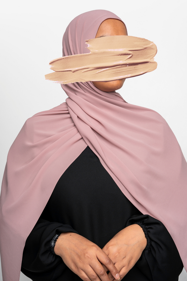 Ahlam Chiffon Hijab - Queen Pink