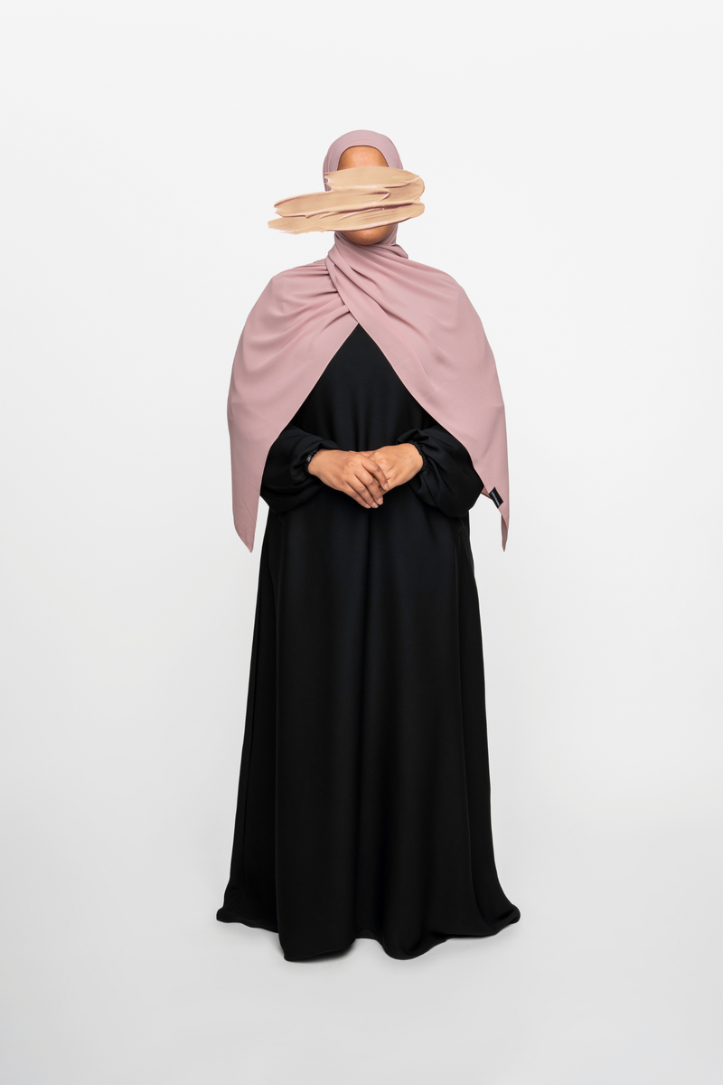 Ahlam Chiffon Hijab - Queen Pink