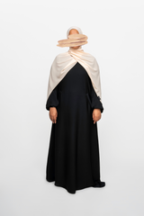 Ahlam Chiffon Hijab - Papaya Whip