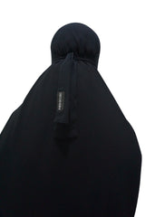 Single Layer Niqab - Black