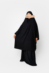 Marrakech Jilbab - Two Piece - Black