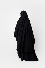 Marrakech Jilbab - Two Piece - Black