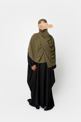 Ahlam Chiffon Hijab - Olive