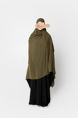 Ahlam Chiffon Hijab - Olive