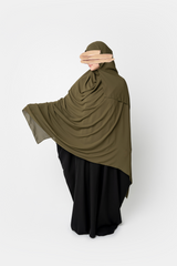 Ahlam Chiffon Hijab - Olive