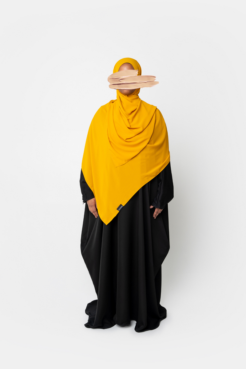 Ahlam Chiffon Hijab - Saffron