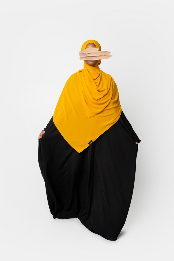 Ahlam Chiffon Hijab - Saffron