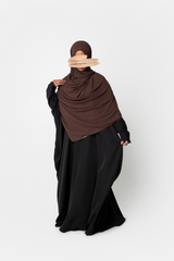 Ahlam Chiffon Hijab - Espresso