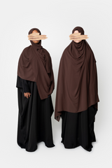 Ahlam Chiffon Hijab - Espresso
