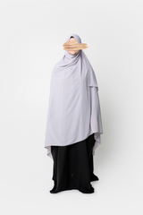 Ahlam Chiffon Hijab - Cloud