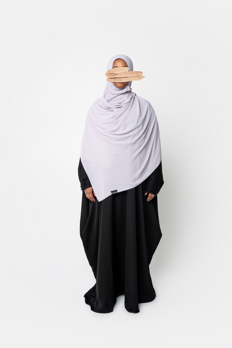 Ahlam Chiffon Hijab - Cloud