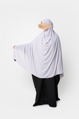 Ahlam Chiffon Hijab - Cloud
