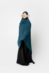 Ahlam Chiffon Hijab - Teal