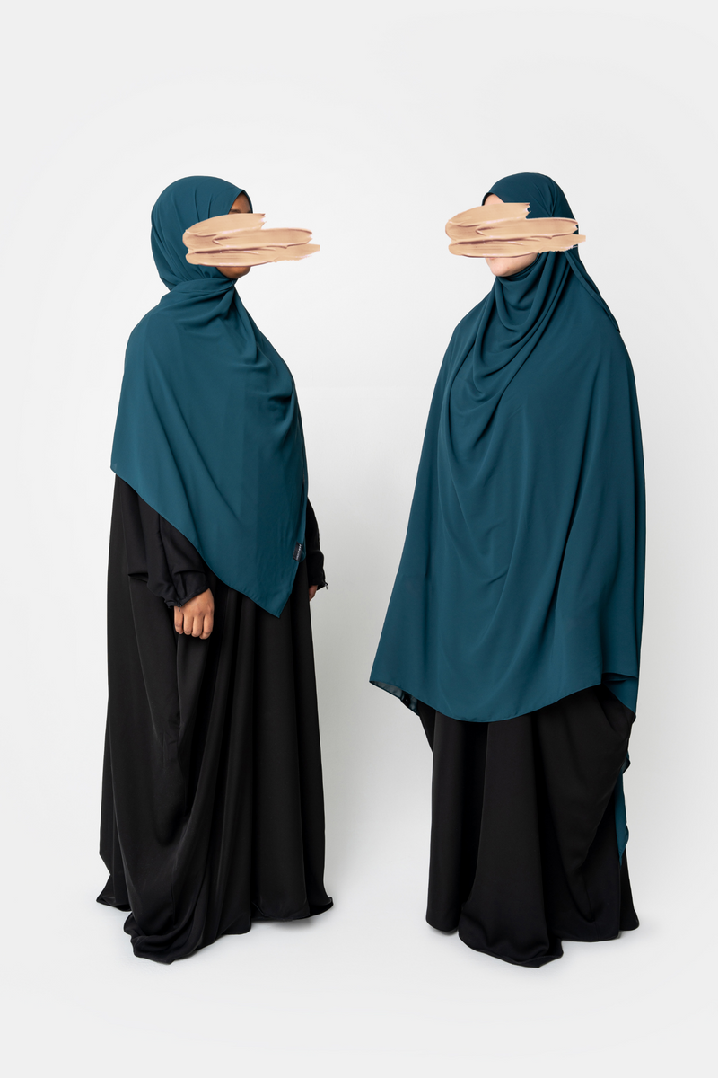 Ahlam Chiffon Hijab - Teal